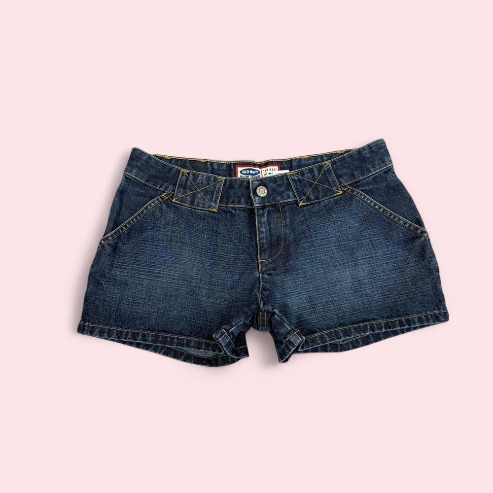 Vintage y2k Old Navy low rise grunge indie denim jean shorts